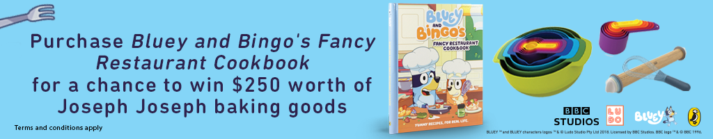 Buy Bluey and Bingo's Fancy Restaurant Cookbook And Win!