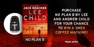 Preorder The New Lee Child & Win A SMEG Coffee Machine