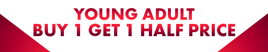 Buy 1 Get 1 Half Price Young Adult January 2020