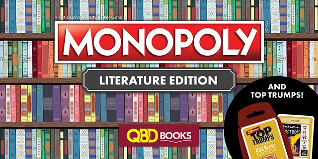 QBD Books Monopoly: Literature Edition