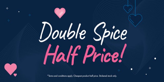 Double Spice, Half Price
