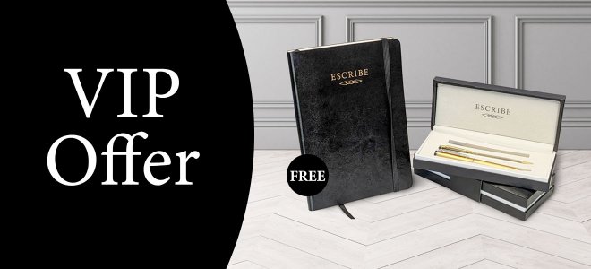 VIP Special Offer -Get a Free A5 EScribe Notebook