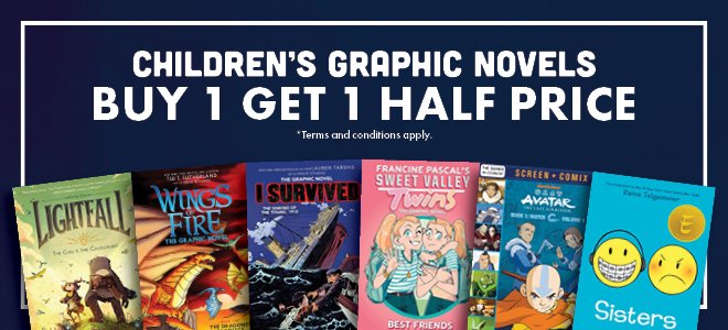 Buy One Get One Half Price - Children's Graphic Novels 
