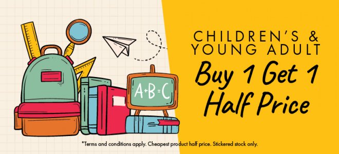 2025/6 - Buy One Get One Half Price - Children's & YA