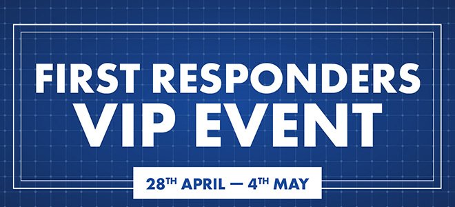 April: QBD's First Responders VIP Week