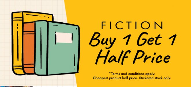 2025/6 - Buy One Get One Half Price - Fiction