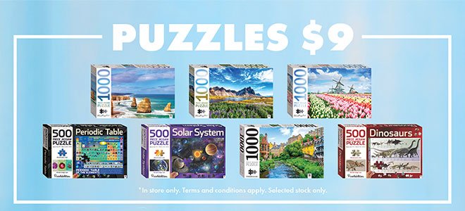 March 2021 SALE $9 Puzzle Offer