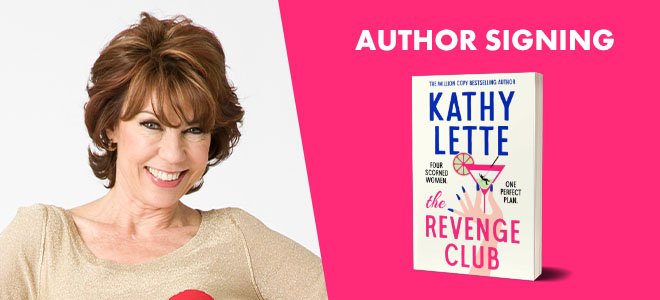 Kathy Lette Book Signing - QBD Brisbane City