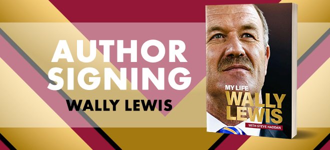 Wally Lewis Book Signing Townsville August 2021
