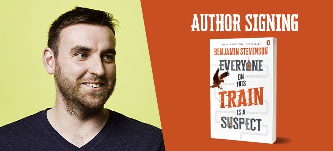 Benjamin Stevenson Rundle Mall Book Signing 