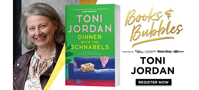 Books and Bubbles with Toni Jordan