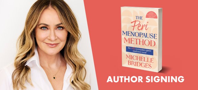 Michelle Bridges Book Signing - QBD Robina