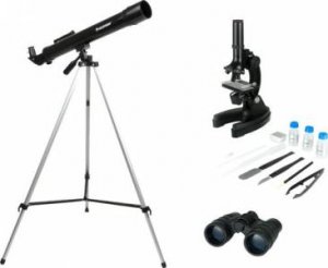 Celestron Telescope, Microscope & Binocular Pack by Various