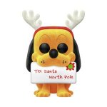 Disney  Pluto Holiday Flocked Pop Vinyl