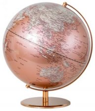 30cm Globe Rose Gold