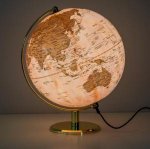 25cm Globe Light up Pink