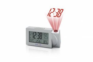 Explore Scientific Silver Projection Clock In/Outdoor Weather Sensor by Various