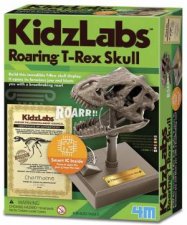 4M KidzLabs Roaring TRex Skull