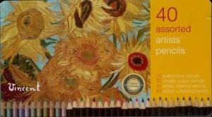 40 Assorted Artist's Pencils: Van Gogh Sunflowers by Various