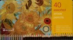 40 Assorted Artists Pencils Van Gogh Sunflowers