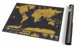 Luckies Scratch Map Deluxe Travel Edition