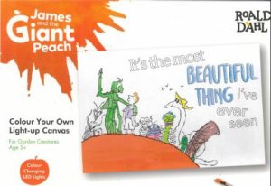 Colour Your Own Light-Up Canvas: James And The Giant Peach