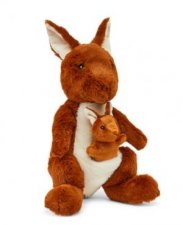 Australian Geographic Ruth The Kangaroo With Joey 33cm Plush