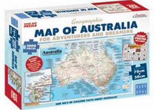 BOpal -Map of Australia for Adventurers and Dreamers 1000pc by Various