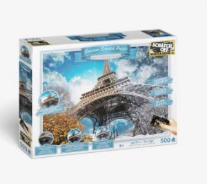Seasons Scratch 500 Piece Jigsaw Puzzle: Eiffel Tower by Various