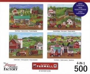 The Jigsaw Puzzle Factory Anthony Kleem's Farmall (4-In-1) by Various