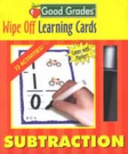 Good Grades Wipe Off Learning Cards Subtraction