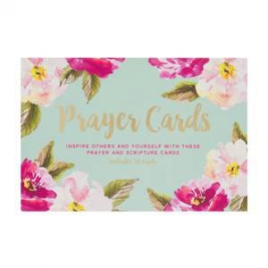Christian Collection Prayer Cards: Mint Floral
