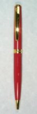 Inoxcrom Paris Red Lacquer Ball Point Pen