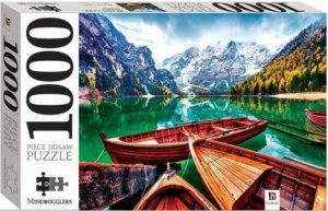 Mindbogglers 1000 Piece Jigsaw: Braies Lake, Italy