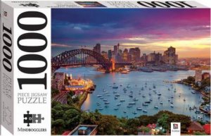 Mindbogglers 1000 Piece Jigsaw: Sydney Harbour Sunset, Australia