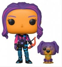 Marvel Comics  Kate Bishop  Lucky The Pizza Dog Black Light Pop Vinyl