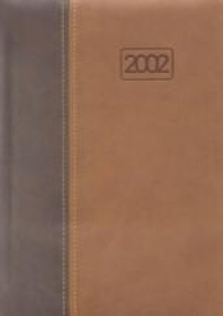 Quarto Debden Tuscany Edition Luxury Desk Diary 2002 - Week To View - Tan/Brown by Tuscany Week To View Vertical