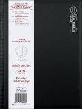 A4 Upward Superior Desk Diary 2019  Day To Page  PVC