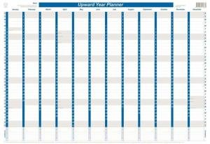 Upward Wall Planner 2021 - Laminated Board by Various