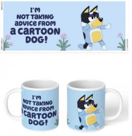 Bluey - Not Taking Advice - White Mug by Impact Merch