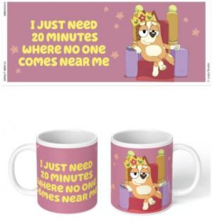 Bluey - I Just Need 20 Minutes - White Mug by Various