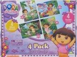 Dora The Explorer 4 Pack of Jigsaw Puzzles by Unknown