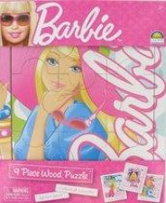 Barbie 9 Piece Wood Puzzle
