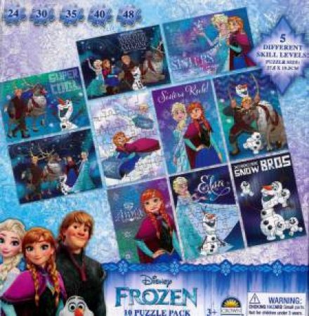 Frozen 10-In-1 Puzzle