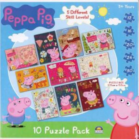 Peppa Pig 10-In-1 Puzzle
