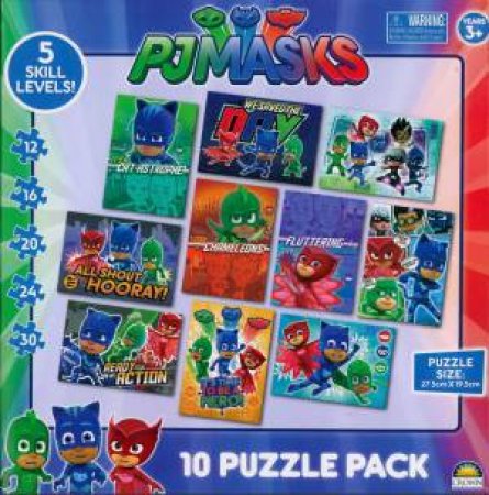 10-In-1 Puzzle: PJ Masks by Various