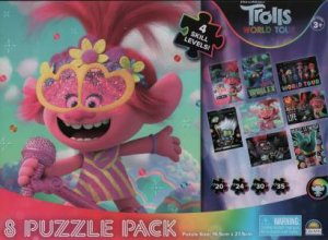 8-In-1 Puzzle Pack: Trolls World Tour by Various