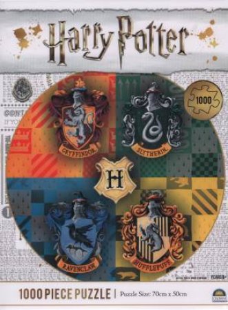 Harry Potter 1000 Piece Puzzle: Hogwarts Houses