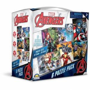 Marvel Avengers: 6 Puzzle Pack