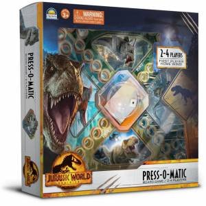 Jurassic World: Dominion Press-O-Matic Board Game